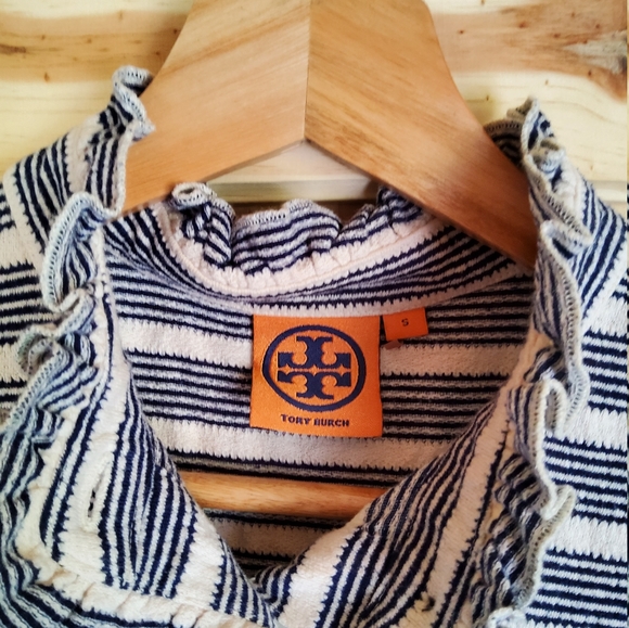 Tory Burch Button Up Polo Size Small - Picture 3 of 3